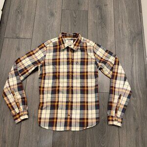 Fjallraven Women's Ovik Flannel Plaid Shirt Size S